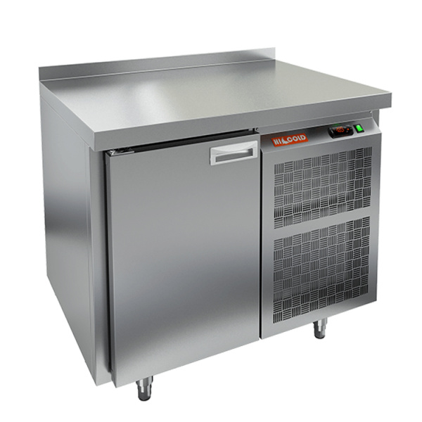 Холодильный стол HICOLD GN 1/BT с бортом, 1 дверь (-18°С)